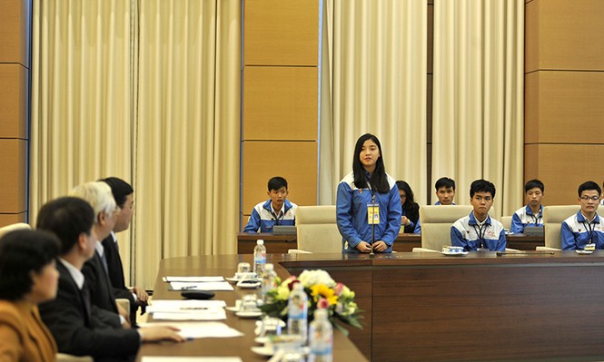 Phó Chủ tịch Quốc hội gặp học sinh dự Chung kết “Tự hào Việt Nam“ - ảnh 3