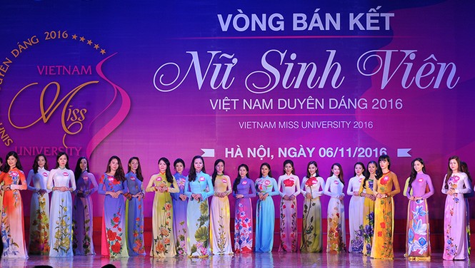 Nữ sinh Bắc bộ khoe nét yêu kiều tại bán kết VMU 2016 - ảnh 1