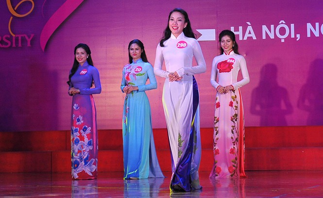 Nữ sinh Bắc bộ khoe nét yêu kiều tại bán kết VMU 2016 - ảnh 2