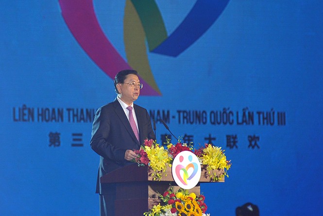 Sôi nổi giao lưu nghệ thuật Liên hoan Thanh niên Việt – Trung 2016 - ảnh 2