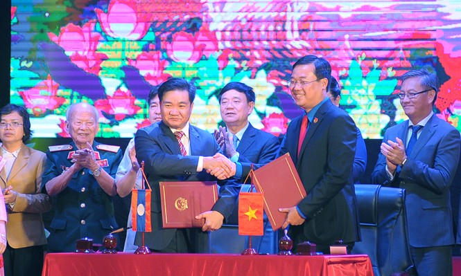 Sôi nổi khai mạc Gặp gỡ hữu nghị thanh niên Việt Nam – Lào 2017 - ảnh 3
