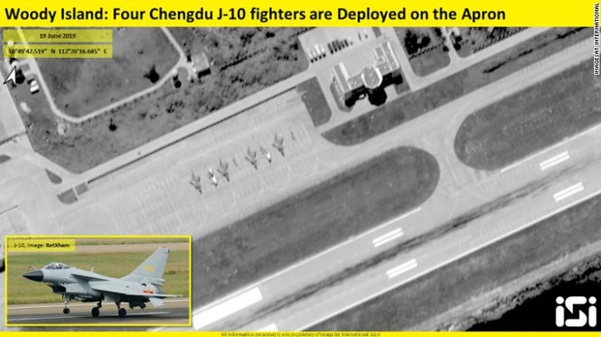 CNN: Trung Quốc đưa tiêm kích J-10 ra Hoàng Sa - ảnh 1
