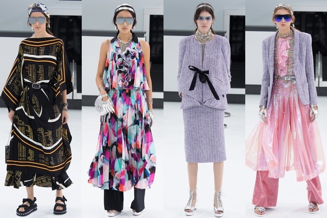Chanel biến sàn catwalk thành sân bay - ảnh 12