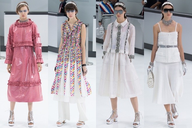 Chanel biến sàn catwalk thành sân bay - ảnh 10
