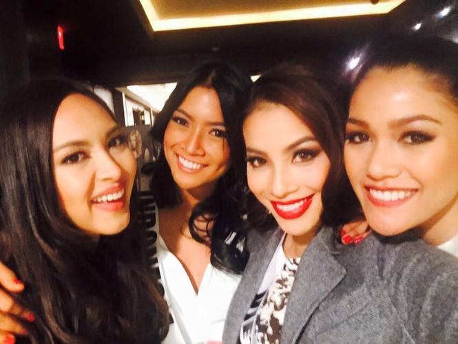 Phạm Hương được bình chọn là 'thí sinh yêu thích nhất' Miss Universe 2015 - ảnh 8