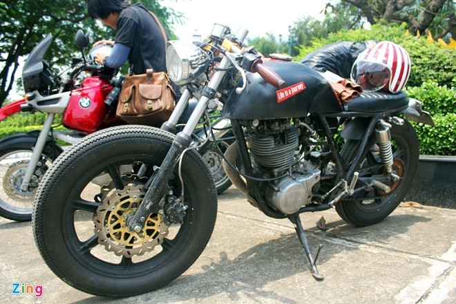 Yamaha SR500 độ kiểu 'cà phê bụi' ở Sài Gòn - ảnh 1