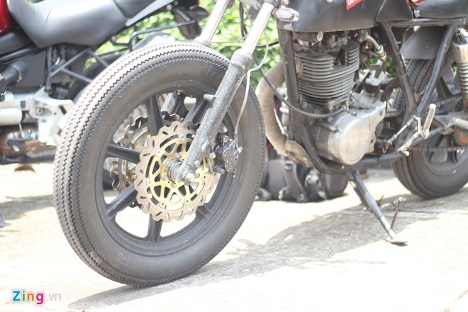 Yamaha SR500 độ kiểu 'cà phê bụi' ở Sài Gòn - ảnh 4