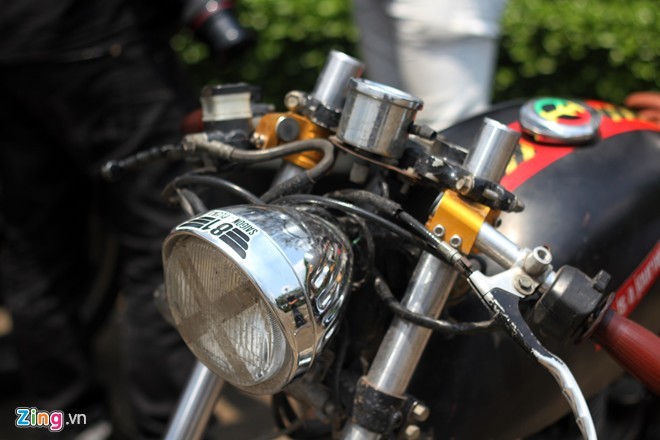Yamaha SR500 độ kiểu 'cà phê bụi' ở Sài Gòn - ảnh 8