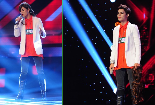 Thí sinh The Voice giả gái đi thi X Factor - ảnh 1