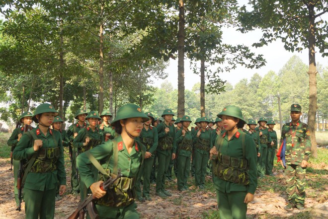 100 bóng hồng tuyên thệ chiến sĩ mới - ảnh 15