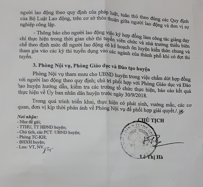 300 giáo viên Thanh Oai sắp mất việc: Cần lời giải thích rõ ràng - ảnh 2