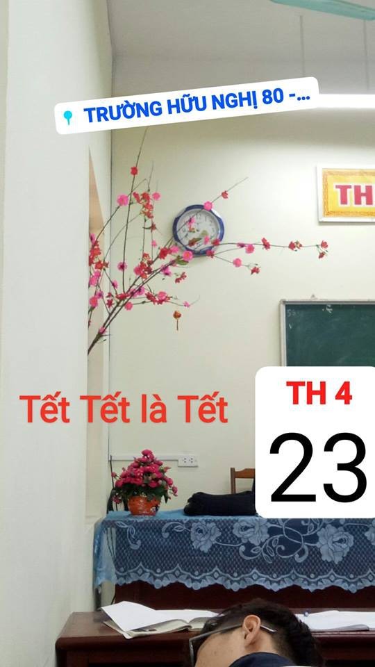 Lớp học trang trí Tết cực kì ấn tượng được tán thưởng trên mạng xã hội - ảnh 13