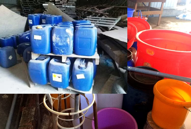 Kho sản xuất ma túy dưới vỏ bọc 'phòng thí nghiệm' - ảnh 2