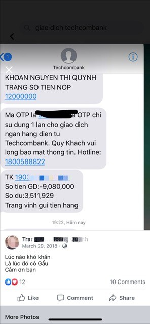 Báo động giả danh nhân viên ngân hàng lừa đảo chiếm đoạt tiền qua tài khoản - ảnh 3