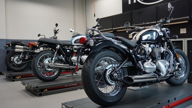 Loạt xe mô tô khủng của Triumph 'khoe mã' tại Hà Nội - ảnh 7