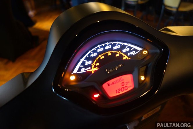 Vespa bản đen mờ có giá bán từ 100 triệu đồng tại Malaysia - ảnh 4