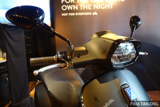 Vespa bản đen mờ có giá bán từ 100 triệu đồng tại Malaysia - ảnh 2