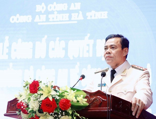Bổ nhiệm Phó Tư lệnh Cảnh sát cơ động, Giám đốc Công an Hà Tĩnh - ảnh 2