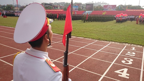 Toàn cảnh lễ diễu binh 60 năm chiến thắng Điện Biên Phủ - ảnh 16