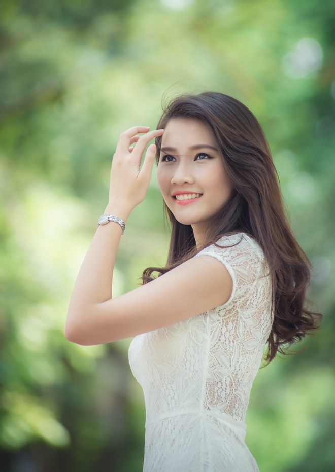 Thí sinh Hoa hậu Việt Nam 2014 khoe vẻ đẹp thuần khiết - ảnh 7