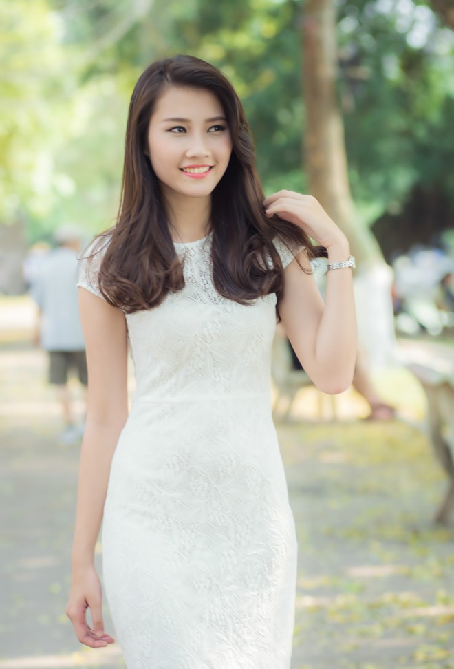 Thí sinh Hoa hậu Việt Nam 2014 khoe vẻ đẹp thuần khiết - ảnh 5