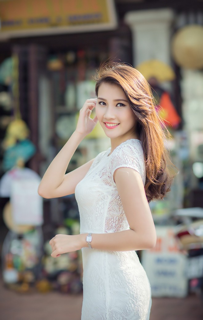 Thí sinh Hoa hậu Việt Nam 2014 khoe vẻ đẹp thuần khiết - ảnh 9