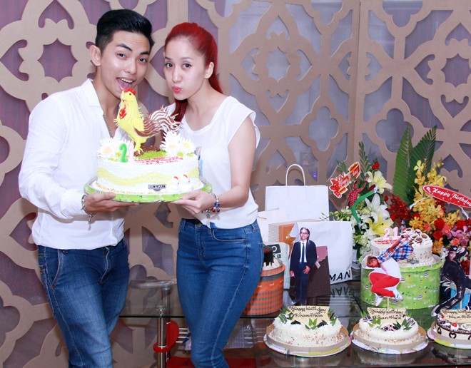 Khánh Thi nhí nhảnh dự sinh nhật học trò cưng - ảnh 2