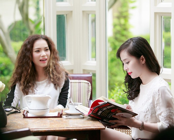 Quách An An hẹn hò cà phê với 'cá sấu chúa' Quỳnh Nga - ảnh 7