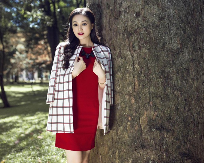 Miss Ngôi Sao Thu Hiền thanh lịch, quyến rũ dưới nắng thu - ảnh 9