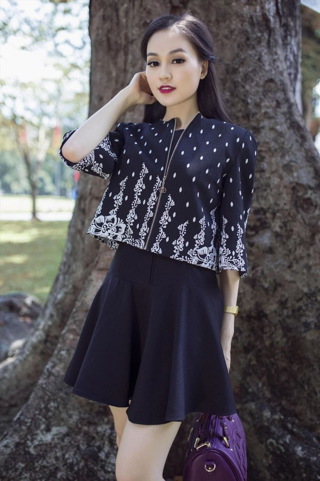 Miss Ngôi Sao Thu Hiền thanh lịch, quyến rũ dưới nắng thu - ảnh 7