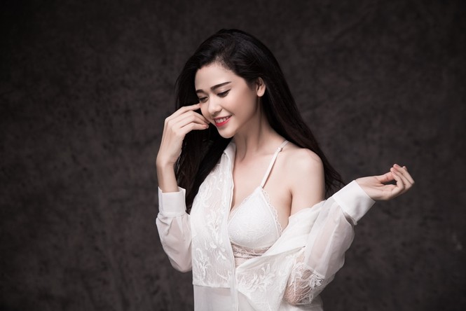 'Gái một con' Trương Quỳnh Anh tạo bạo khoe nội y ren - ảnh 9