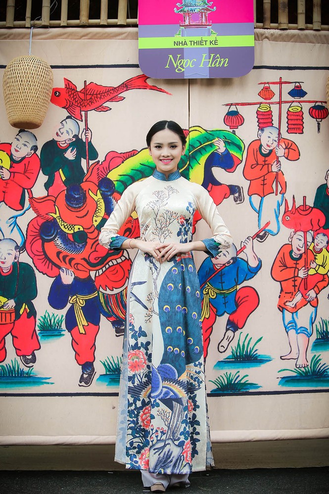 Tố Như, Đào Hà trình diễn áo dài của Hoa hậu Ngọc Hân - ảnh 5