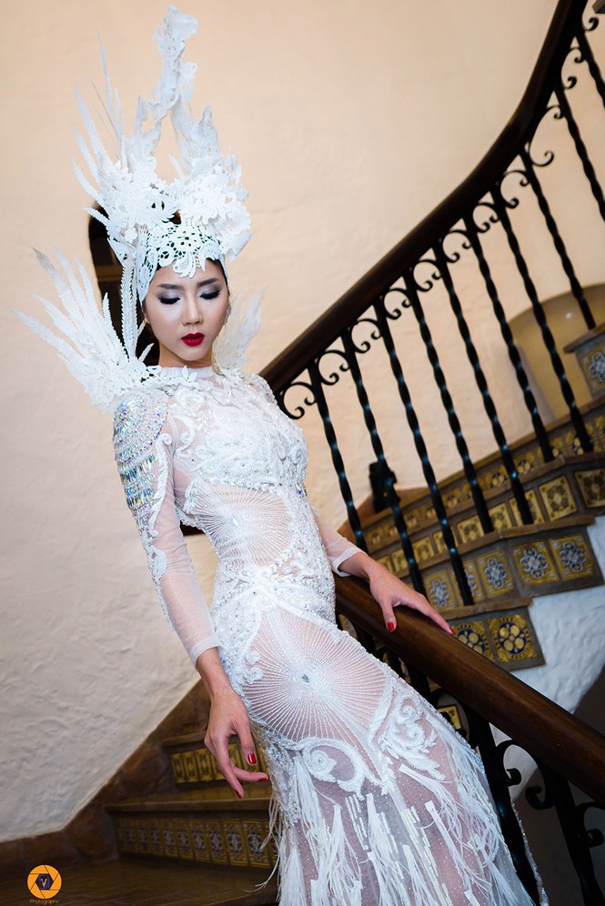 Ngọc Quyên tái xuất diễn thời trang tại Mỹ - ảnh 2