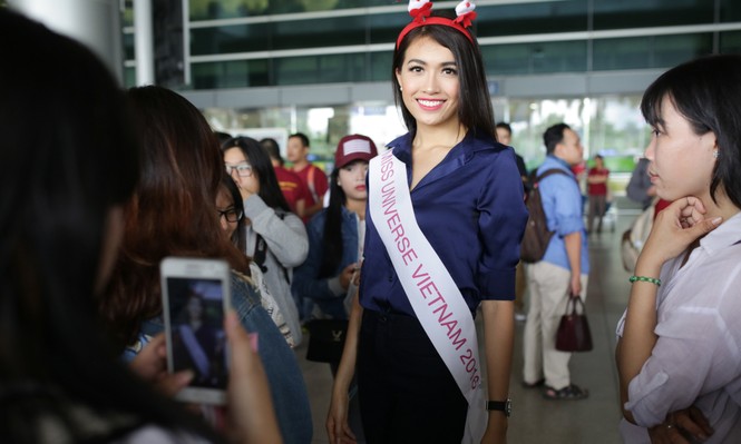 Lệ Hằng về nước sau hoạt động quảng bá cùng Miss Universe 2016 - ảnh 5