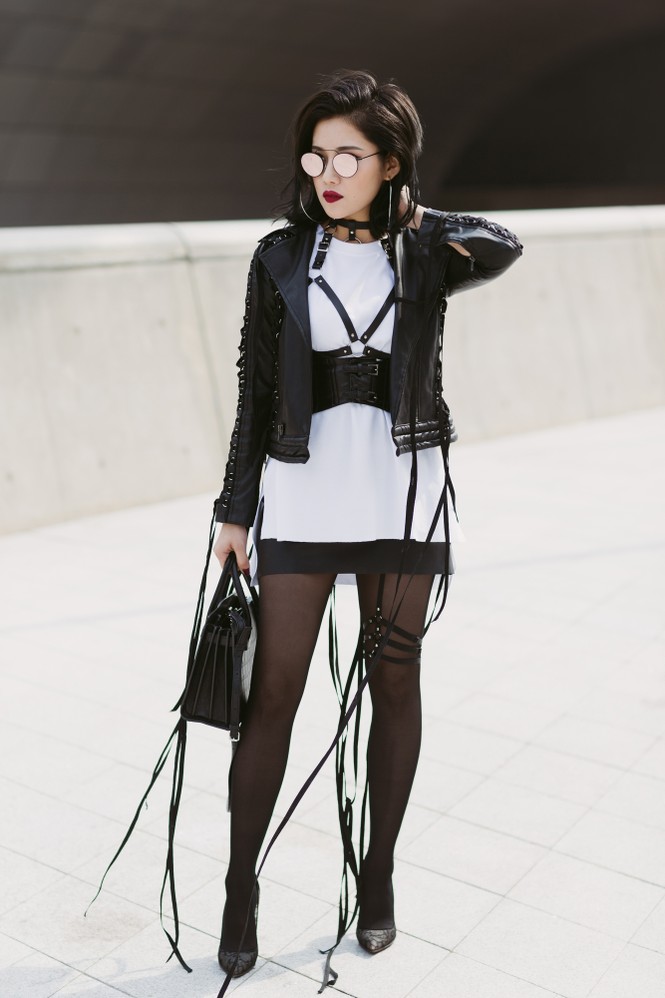 Hotgirl Milan Phạm được các tay máy săn đón ở Seoul Fashion Week - ảnh 1