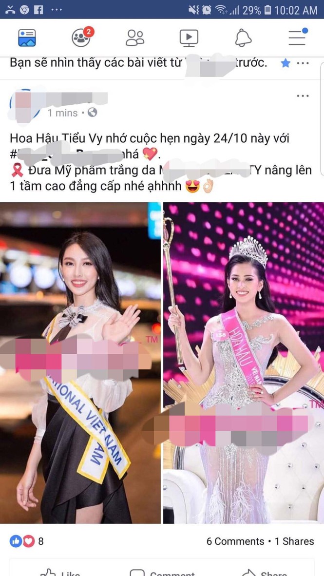 Mạo danh Hoa hậu Tiểu Vy ký hợp đồng với các nhãn hàng - ảnh 1