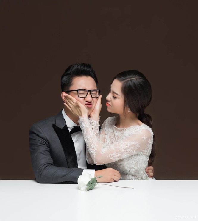 MC 'Cafe sáng' Dương Sơn Lâm hé lộ bà xã xinh đẹp trong ảnh cưới - ảnh 5