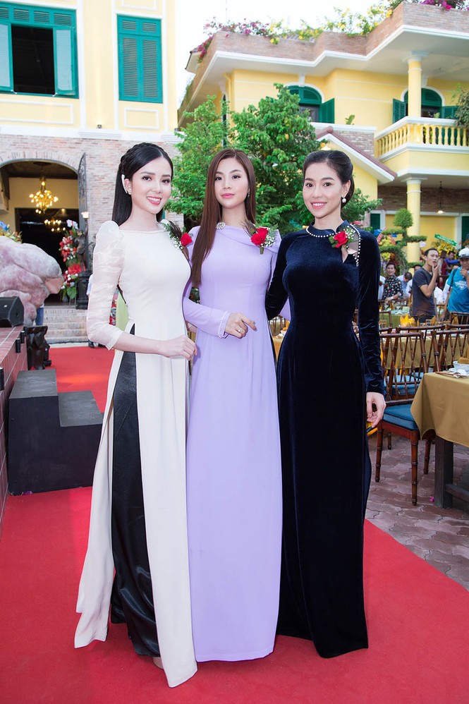Dàn Hoa hậu, Á hậu đọ sắc xinh đẹp khi cùng diện áo dài xưa - ảnh 12