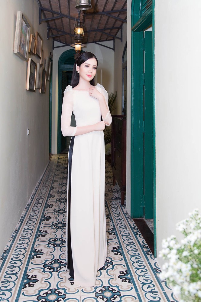 Dàn Hoa hậu, Á hậu đọ sắc xinh đẹp khi cùng diện áo dài xưa - ảnh 8