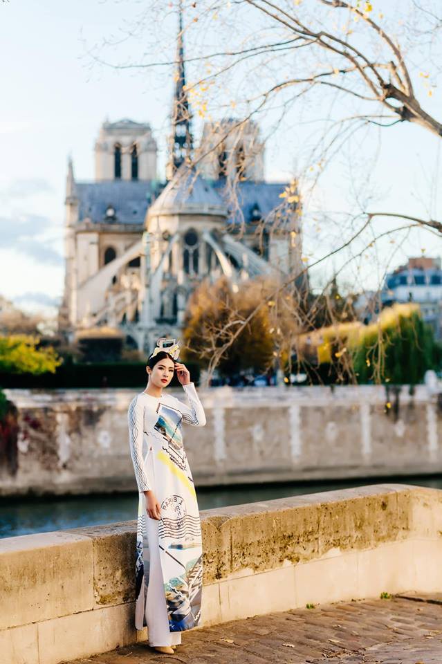 Hoa hậu Ngọc Hân: Sẽ qua thôi, một ngày buồn cùng Notre-Dame de Paris… - ảnh 2