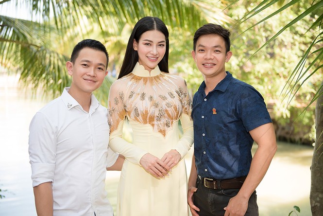 Hoa hậu Phương Khánh xinh đẹp với áo dài, trở thành Đại sứ du lịch tỉnh Bến Tre - ảnh 5