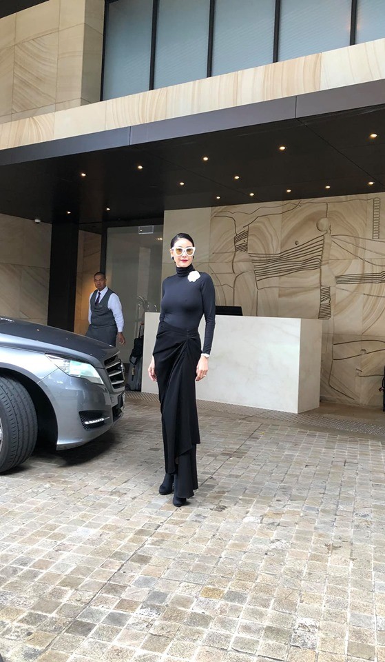 Hoàng Thuỳ đeo cánh thiên thần nội y, thử thách trình diễn áo tắm Miss Universe - ảnh 7