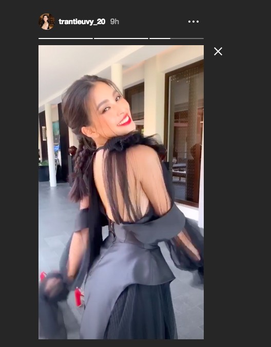 H'Hen Niê mặc lại váy dạ hội 'gây bão' ở Miss Universe trong tiệc sinh nhật sớm - ảnh 11