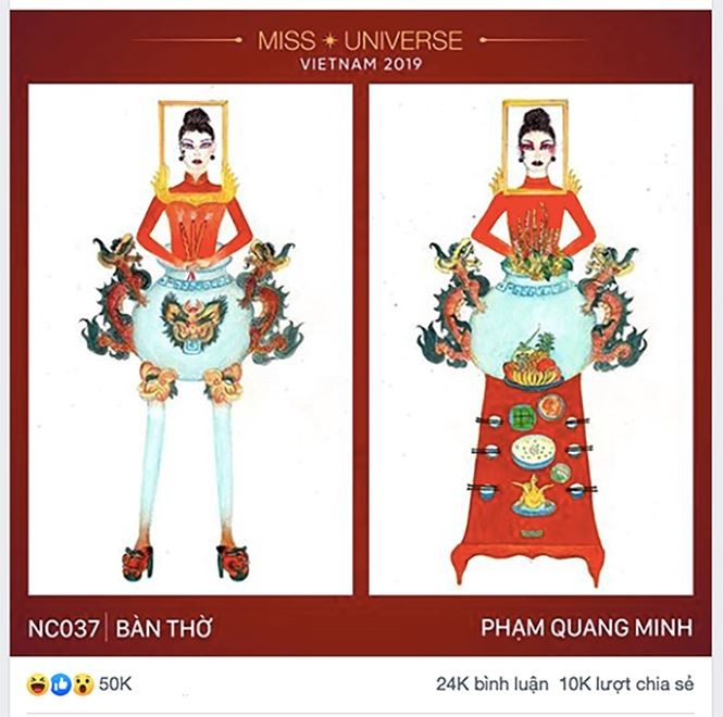 NTK Việt Hùng: Tôi thấy trái chiều với ý tưởng của bộ trang phục ‘Bàn thờ’ - ảnh 2