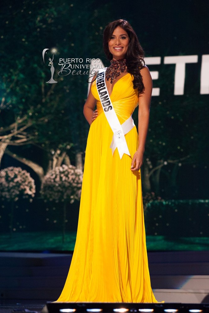 Váy dạ hội vàng của H'Hen Niê được bình chọn đẹp nhất Miss Universe 10 năm qua - ảnh 6