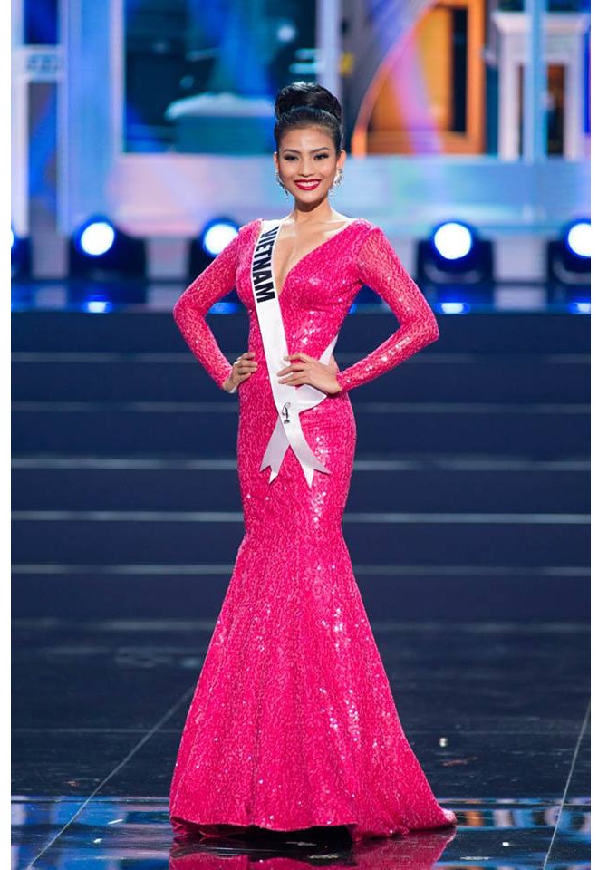 Đầm dạ hội của mỹ nhân Việt nào đẹp nhất trong lịch sử cuộc thi Miss Universe? - ảnh 7