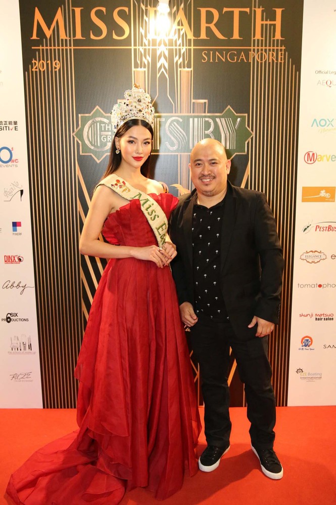 Hoa hậu Phương Khánh nóng bỏng với sắc đỏ dự chung kết Miss Earth Singapore 2019 - ảnh 5