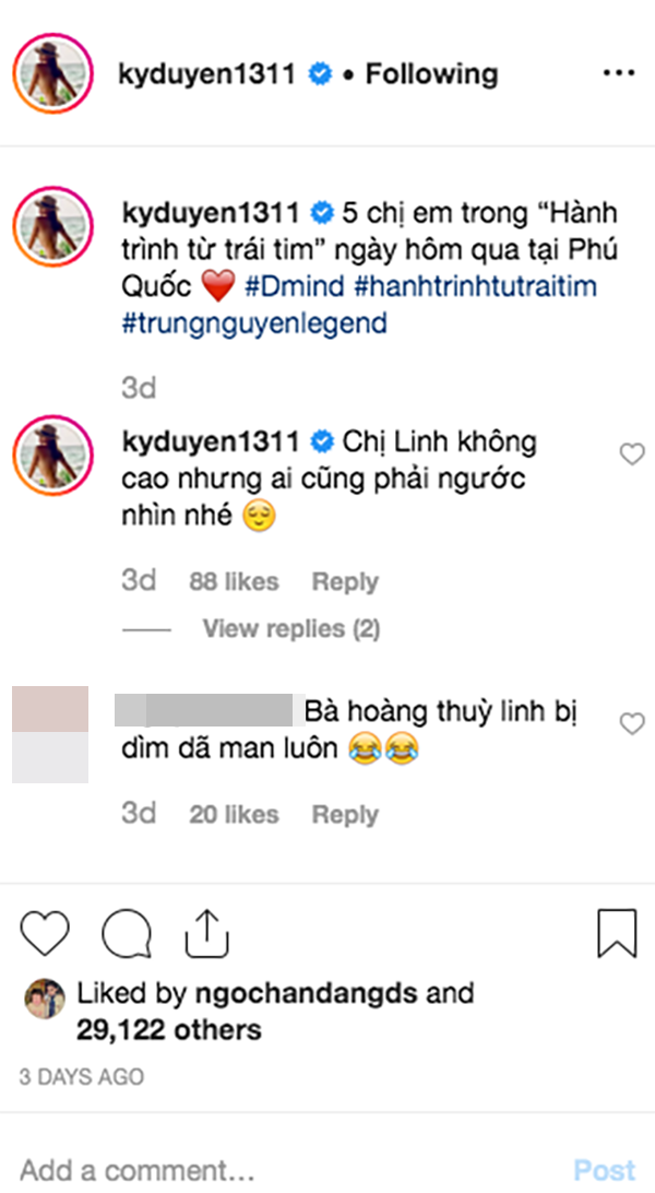 Hoàng Thuỳ Linh bị 'dìm' khi đứng bên dàn hoa hậu - ảnh 2