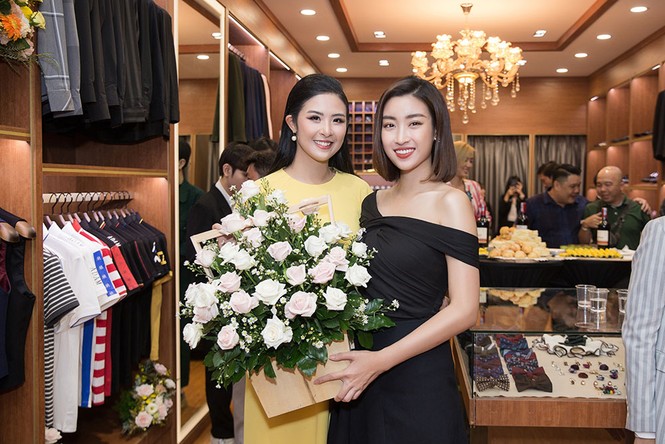 Dàn Hoa hậu, Á hậu lộng lẫy đến chúc mừng Hoa hậu Ngọc Hân làm bà chủ - ảnh 8
