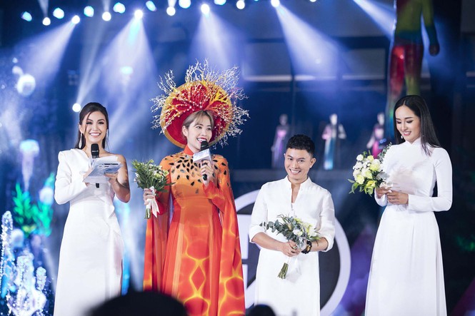 Nam Em lộng lẫy hoá 'nữ thần' trong đêm thời trang Miss World Vietnam - ảnh 6